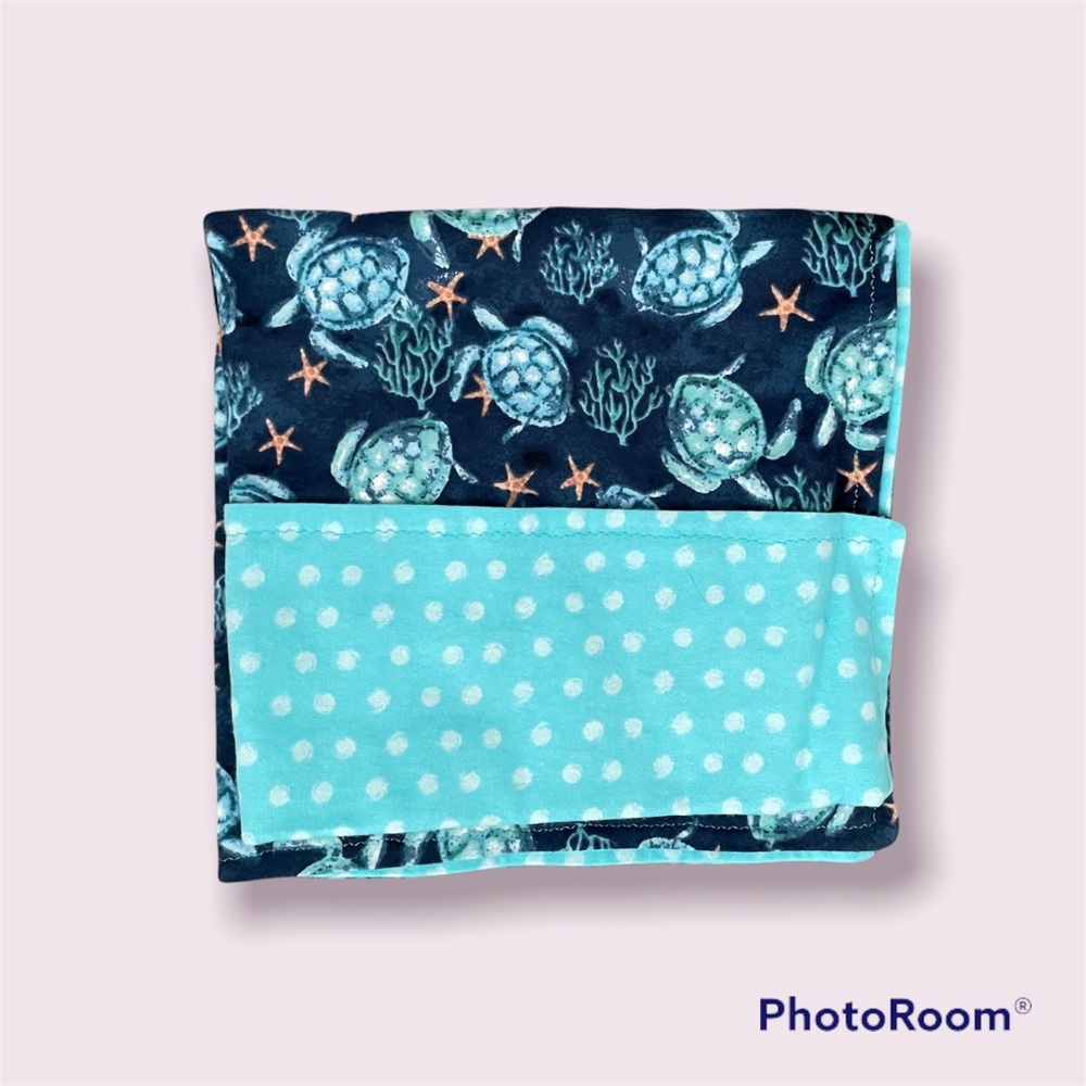 Handmade baby receiving blanket